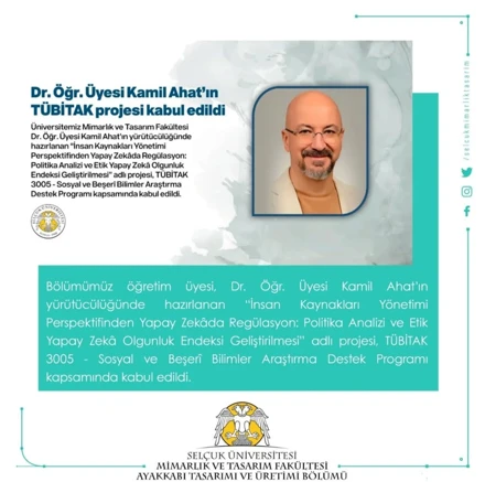 TÜBİTAK Projesi Kabul Edildi